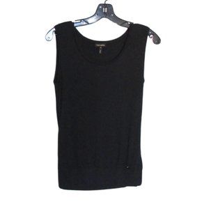 Escada Black Sleeveless Lightweight Sweater